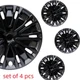 for Ford Transit 150 250 350 Cargo Wagon Van 16" Black Wheel Covers Rim Hub Caps