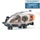 Headlight For Mazda 5 12-17 CAPA Certified Halogen Headlamp Left Side Chrome