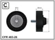 Caffaro 483-26 Deflection/Guide Pulley, V-ribbed belt for BMW, BMW (BRILLIANCE)