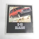 VINTAGE 1984 CHEVROLET CHEVY S-10 BLAZER DEALERSHIP SALES BROCHURE SPECIFICATION