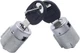 2PCS Door Lock Cylinder for 88-94 Chevy Suburban S-10 Blazer Jimmy Silver
