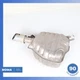 14-16 Audi D4 A8 TDI Rear Left Side Exhaust Muffler Assembly 4H0253609AH OEM