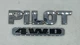03 04 05 06 07 08 HONDA PILOT 4WD CHROME REAR GATE LID CHROME EMBLEM LOGO BADGE