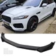 For Jaguar F-Pace SVR Gloss Black Front Bumper Lip Spoiler Splitter Diffuser Kit