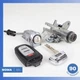 Audi D4 A8 Driver's Handle Trunk Lock Barrel Set /Key Fob 4H0898374S OEM