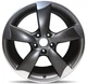 2011-2017 AUDI A4 AUDI S4 Machined Grey 19x8.5 OEM Wheel 58867 