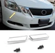 Fit LEXUS GS300 GS350 2006-2011 L&R Car Headlight Washer Nozzle Cover Chrome