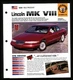 Lincoln MK VIII (USA 1992-Present) Spec Sheet 1998 HOT CARS Dream Machines #2.96