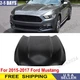 Fits 2015 2016 2017 Ford Mustang Aluminum Front Hood Panel Black