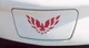 FRONT NOSE  LICENSE PLATE OVERLAY DECALS FITS 98-02 PONTIAC TRANS AM FIREBIRD