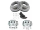 For 2000-2004 Ford F250 Super Duty Brake Pad Rotor and Caliper Set Front 32331TD