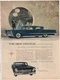 Original  1957 Magazine Print Ad for Lincoln  Premiere Landau & Cont. Mark III