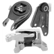 Hyd RH, Rear Eng Mounts & Rear Eng Torq Strut Mount 3PCS For Mazda 3 13-12 2.0L