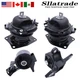For 2009-2015 Honda Pilot AWD 4PCS Motor Mount & Transmission Mount Set US 