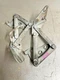97 98 99 00 01 02 03 04 JAGUAR XK8 - PAIR OF HOOD HINGES / WHITE