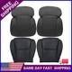 For 2006-2011 Lexus GS300 350 GS460 Front Bottom Top Leather Seat Cover Black