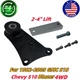 For GMC S15 Chevy S10 Blazer 1982-2005 Front 2-4" Differential Drop Bracket Lift