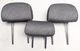 19 20 21 22 23 Hyundai Santa Fe Headrest 2nd Row Rear Head Rest Set Gray Cloth