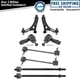 Front Control Arm Ball Joint Sway Link Tie Rod Suspension Kit 8pc for Ford Focus