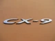 07 08 09 10 11 12 13 14 15 MAZDA CX-9 REAR CHROME EMBLEM LOGO BADGE SIGN A47085