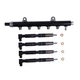 Fuel Injector 7261663 & Common Rail 7256757 For Bobcat Doosan D34 Engine Delphi