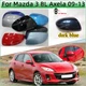 Side Mirror Cover Shell Housing Door Cap  For Mazda 3 Axela BL 2009 2010 - 2013