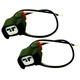2x ABS Wheel Speed Sensor Connector Front For Tesla 3 12-20 Tesla S 2017-2020