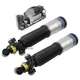 Pair Rear Air Struts Absorbers+Air Suspension Compressor For BMW 750Li 760Li