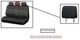 CENTER REAR BLK LEA HEADREST					 OEM 2013 CHEVROLET AVALNCH15