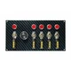 MOROSO Fiber Design Switch Panel - Black/Black- 74139