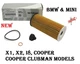 BMW Engine Oil Filter Kit For X1 X2 i8 Mini Cooper Clubman 11428570590 GENUINE