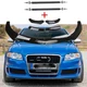 Front Bumper Lip Splitter Body Kits + Strut Rods For AUDI A4 Audi S4 RS4 B7 A5