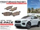 2019-2020 JAGUAR E-PACE Genuine FACTORY OEM (FRONT) Brake Pad SET (VIN VERIFY)