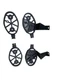 2015 BENTLEY CONTINENTAL KEYLESS ENTRY & START ANTENNA SET 4 PCS 3D0909141B OEM