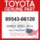 89543-06120 Genuine Toyota Sensor Speed Fr LH 8954306120 OEM