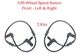 2 ABS Wheel Speed Sensor Front Left & Right Fits Mercedes  C215 W220  C CL S