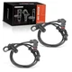  ABS Wheel Speed Sensor Compatible with Mercedes-Benz Models - CL500, Pack of 2