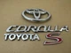 FREE SHIPPING! OEM 2003-2008 04 05 06 07 08 TOYOTA COROLLA S REAR EMBLEM Set