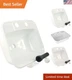 Contemporary 6" Tall Molded Lavatory Sink with Brushed Finish - Easy Install