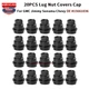 20x NEW Black Lug Nut Covers Caps For Chevy S10 Blazer GMC Sonoma Jimmy 1994-05