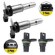 Fits BMW 328i 3.0L 07-13 Camshaft Position Sensor & Timing Solenoid 4 Pieces