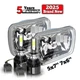 For 1982-1993 Chevy S10 Blazer GMC S15 7X6 Projector Halo LED Headlight Hi/Lo