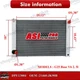 Radiator+Condenser Fit 2008-2013 Infiniti G37 Sedan 2010-20 Nissan 370Z Q60 3.7L