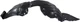  New Front, Driver Side Fender Liner For Mazda 6 2014-2017