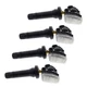 Complete Set of 4 TPMS Tire Pressure Sensors Kit for Ford | F2GT-1A180-AA