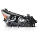 Projector Halogen Headlight Passenger Side for Mazda 3 2017-2018 Sedan Hatchback