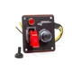 LONGACRE Ignition Panel Black w/Pilot Light- 52-44863