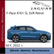 Jaguar F-Pace 5L SVR Petrol Workshop Service Repair Manual 2022 onwards on USB