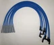 Big Block CHEVY 396-427-454-502 HEI BLUE 8mm SPARK PLUG WIRES-Straight Boot USA 