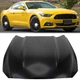 Hood Panel For 2015 2016 2017 Ford Mustang Aluminum Primed Black FR3Z16612E